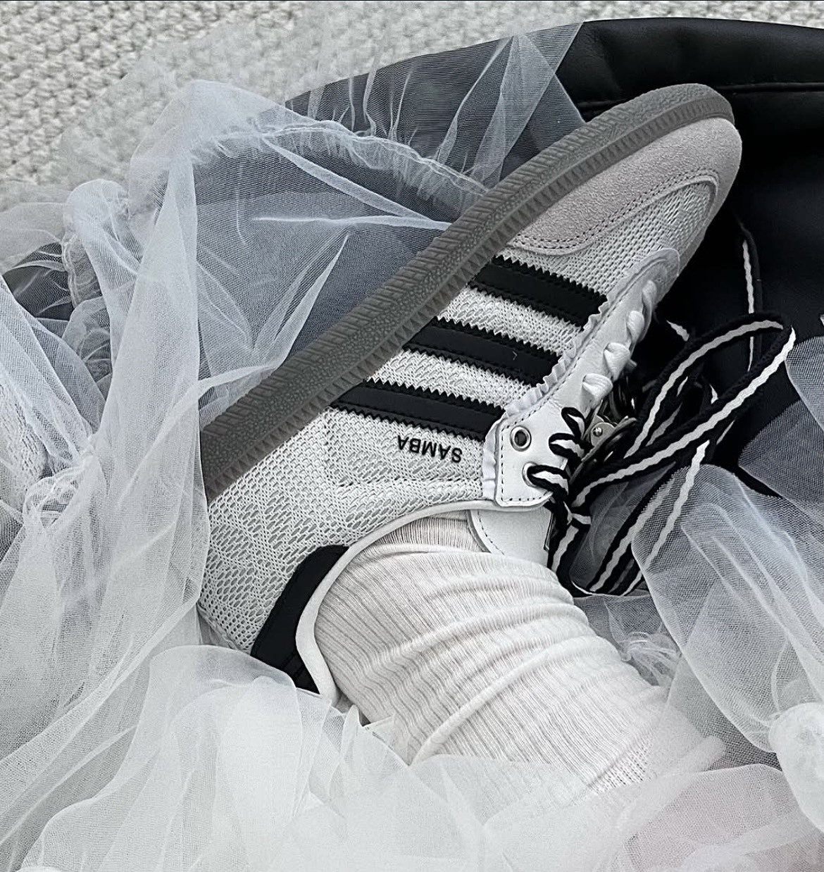 <官網限定> Adidas Samba 蕾絲小花