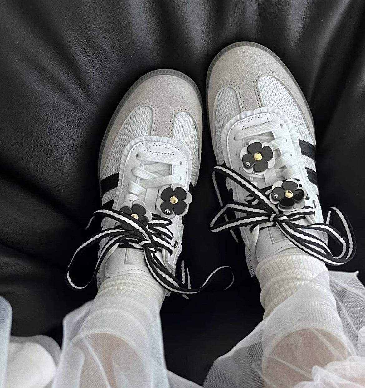 <官網限定> Adidas Samba 蕾絲小花