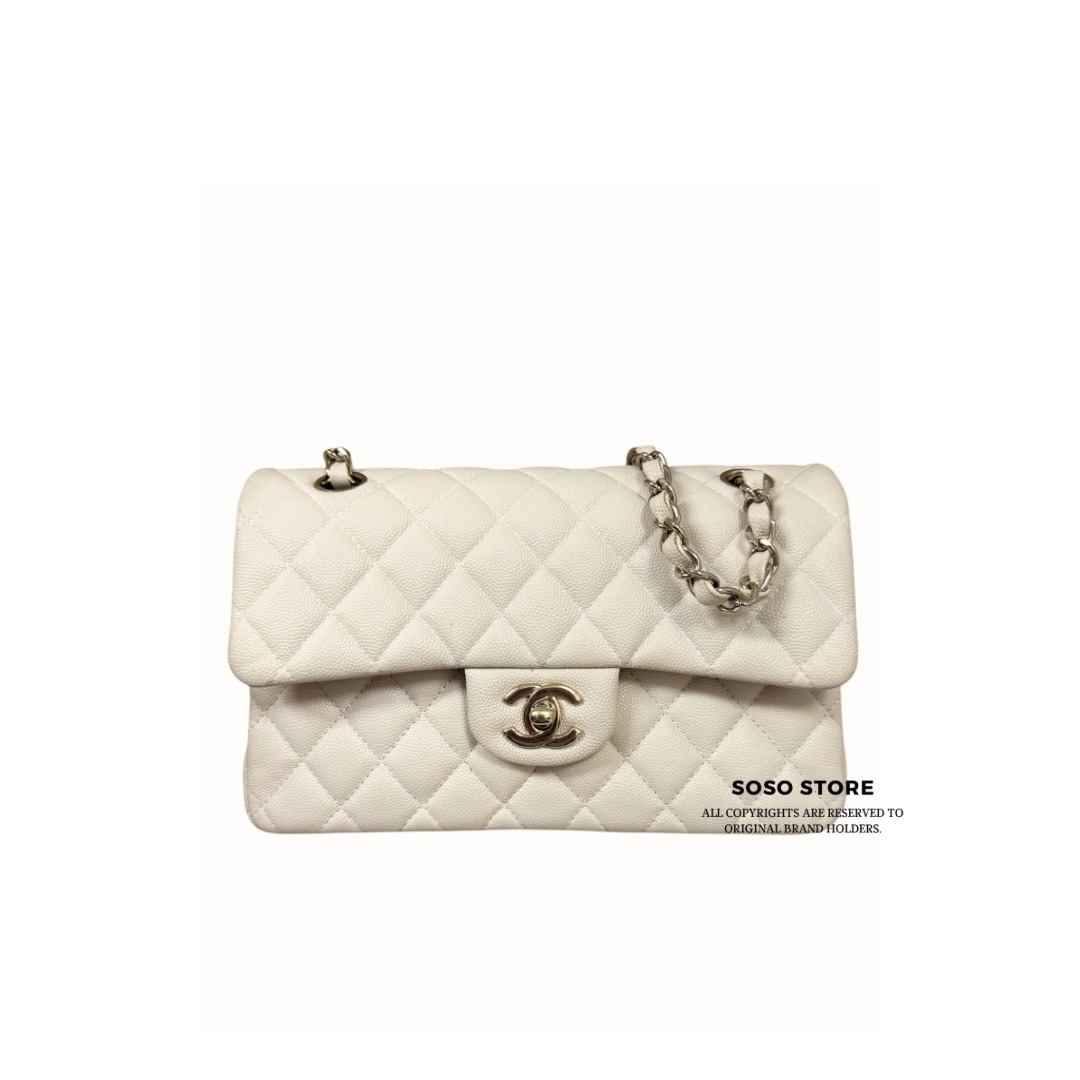 Chanel Classic Flap Bag 23cm - Beige / Ghw