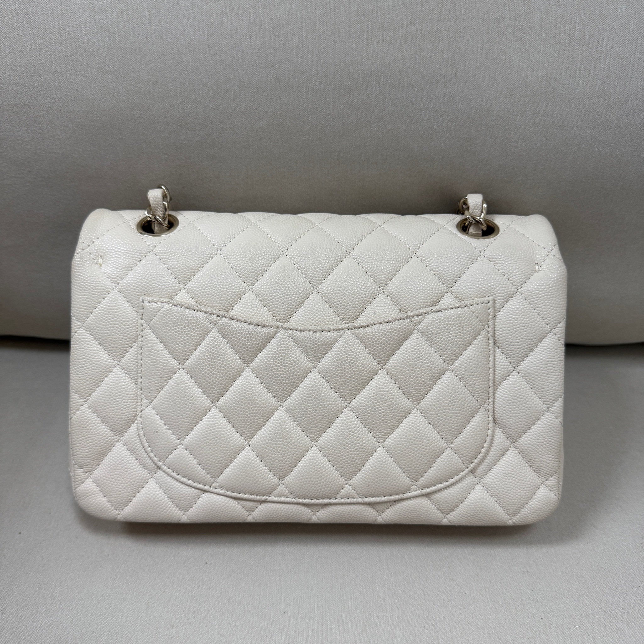 Chanel Classic Flap Bag 23cm - Beige / Ghw