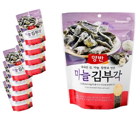 DONG WON - Korean Crispy Seaweed Chips 50g8801047228455 EXP.2025.08.19
