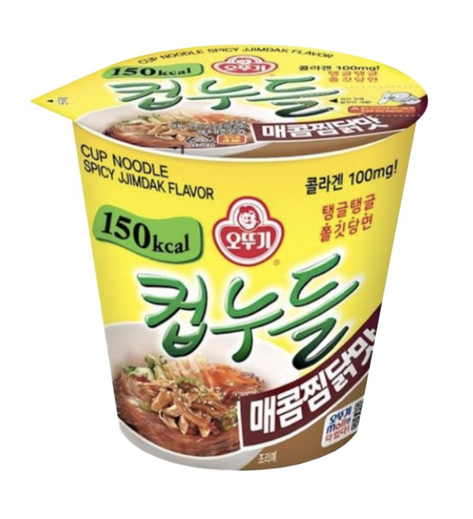 Ottogi - Cup Glass Noodles-Spicy Steamed Chicken Flavor Vermicelli8801045688114 EXP