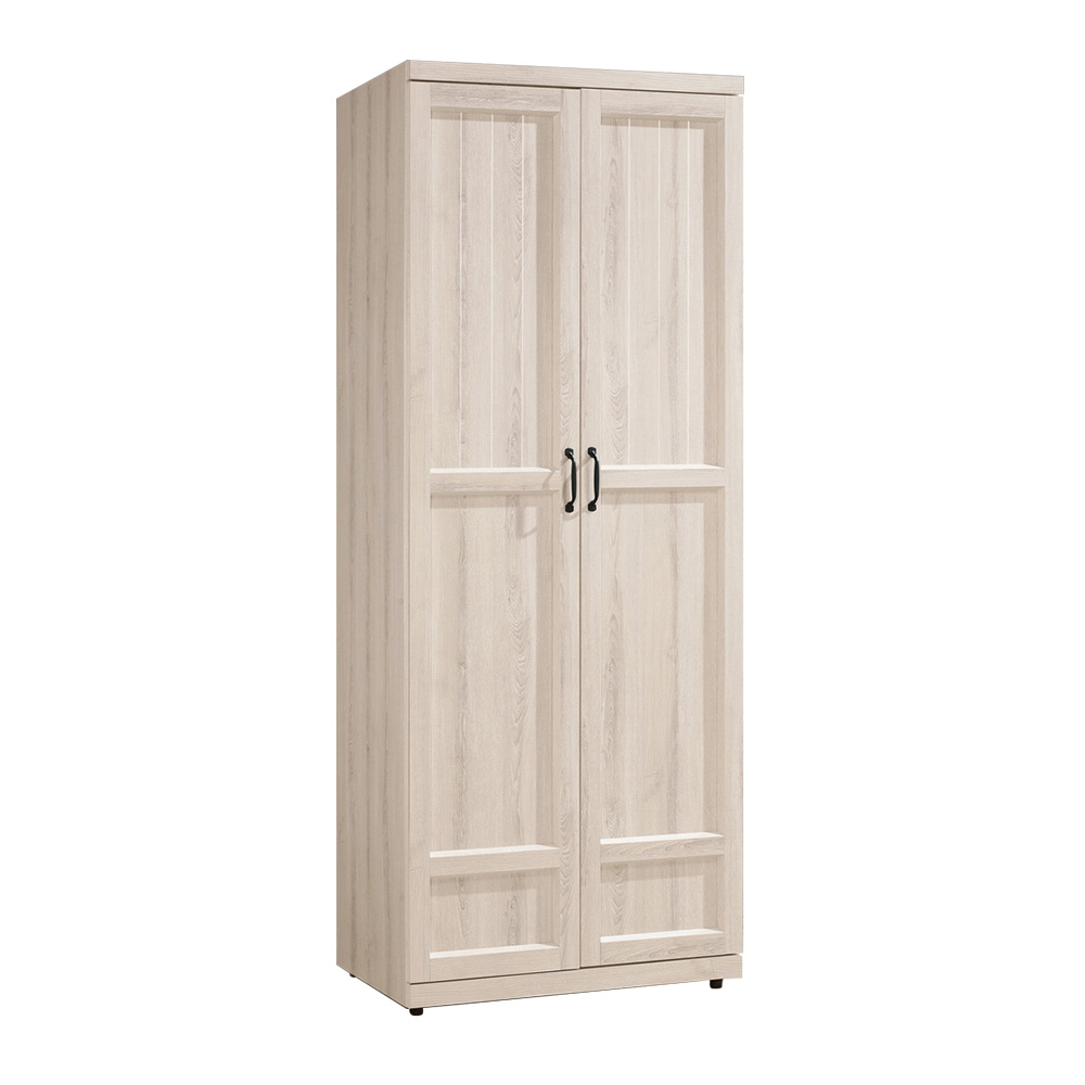 莉蒂2.7尺二門衣櫃(二吊桿)