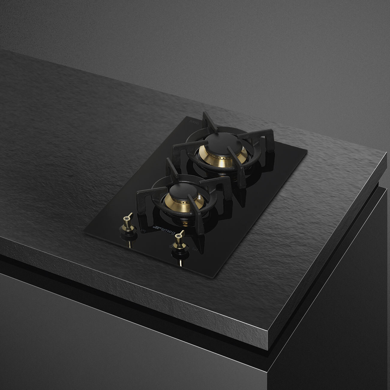 斯麥格 Smeg  PC32GNOHK‧嵌入式雙頭煮食爐‧煤氣‧意大利製造‧香港行貨,原廠2年保養‧