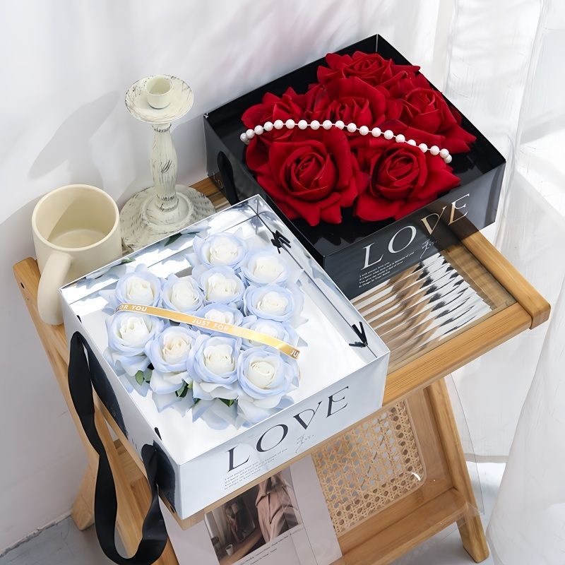 愛心手提方形蛋糕盒(單入)