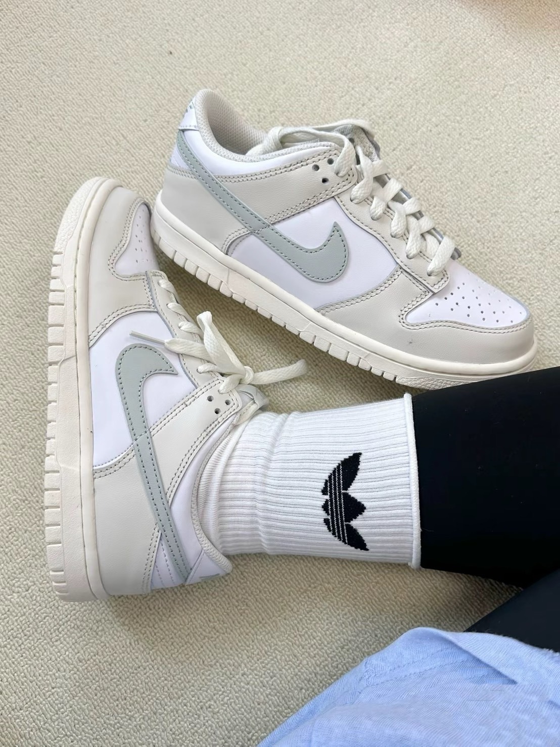 【預訂】Nike Dunk Low 杏仁白 -GS