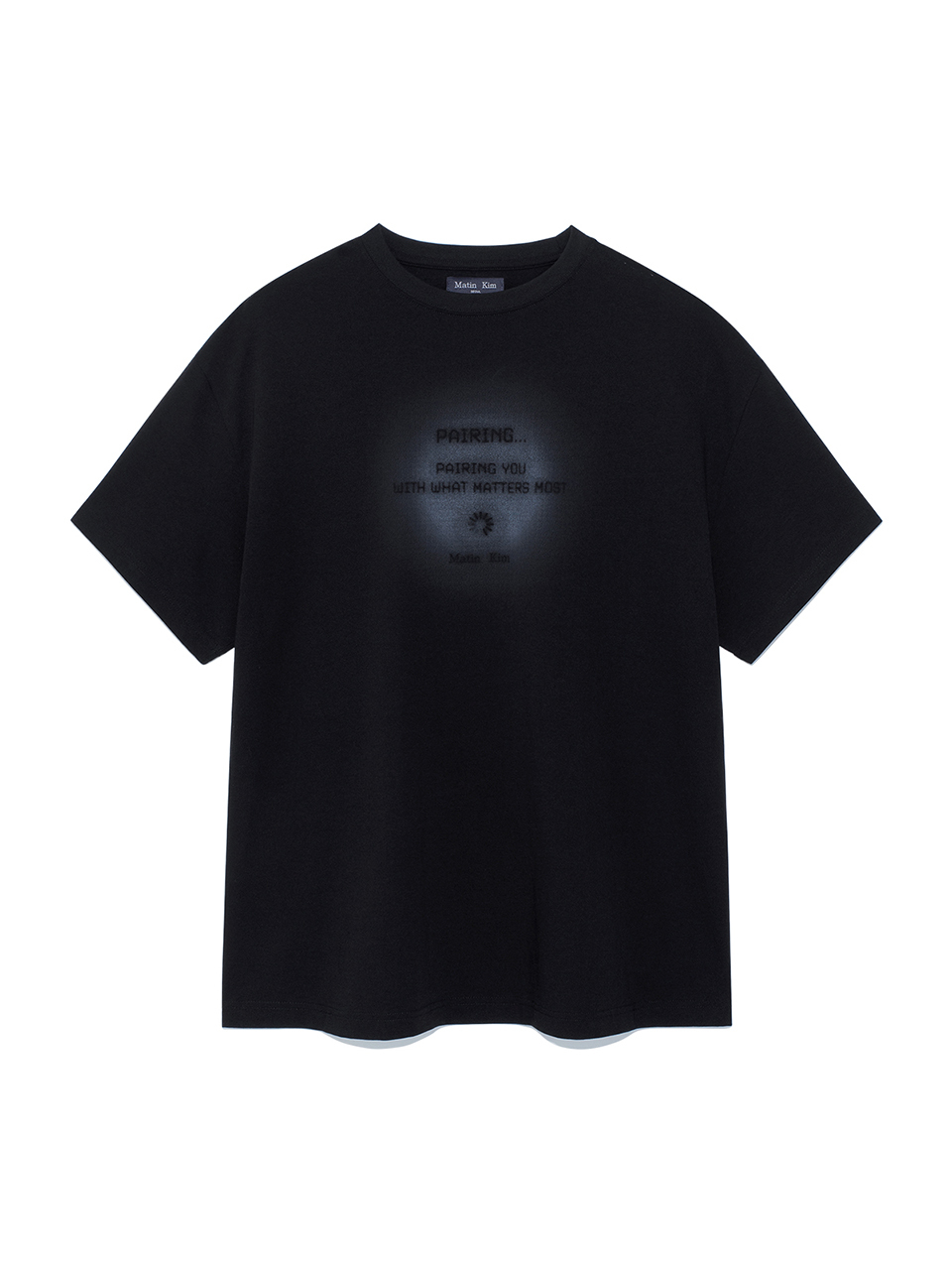 PAIRING LOGO印花上衣男款 黑色