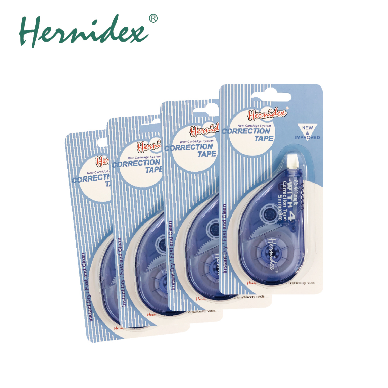 Hernidex #WITH-4 塗改帶 (4個裝)
