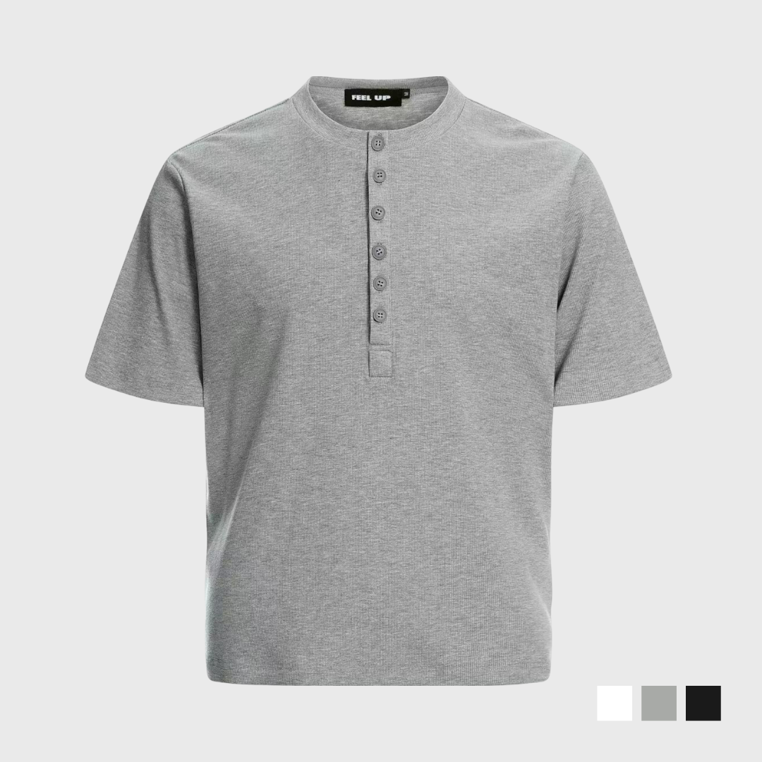 老錢風亨利領短袖