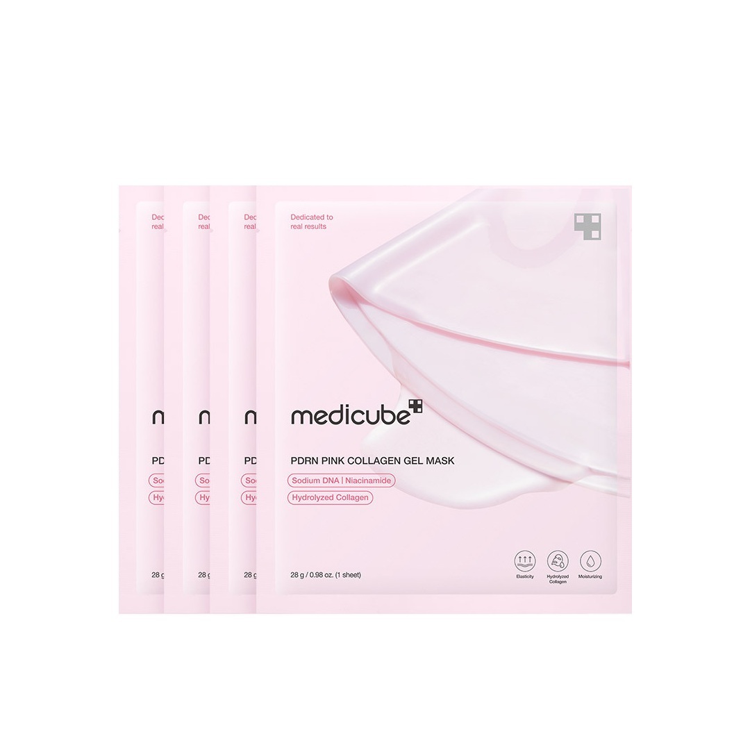medicube PDRN 粉紅胜肽膠原凝膠面膜 (4片) (EXP:2027.02)