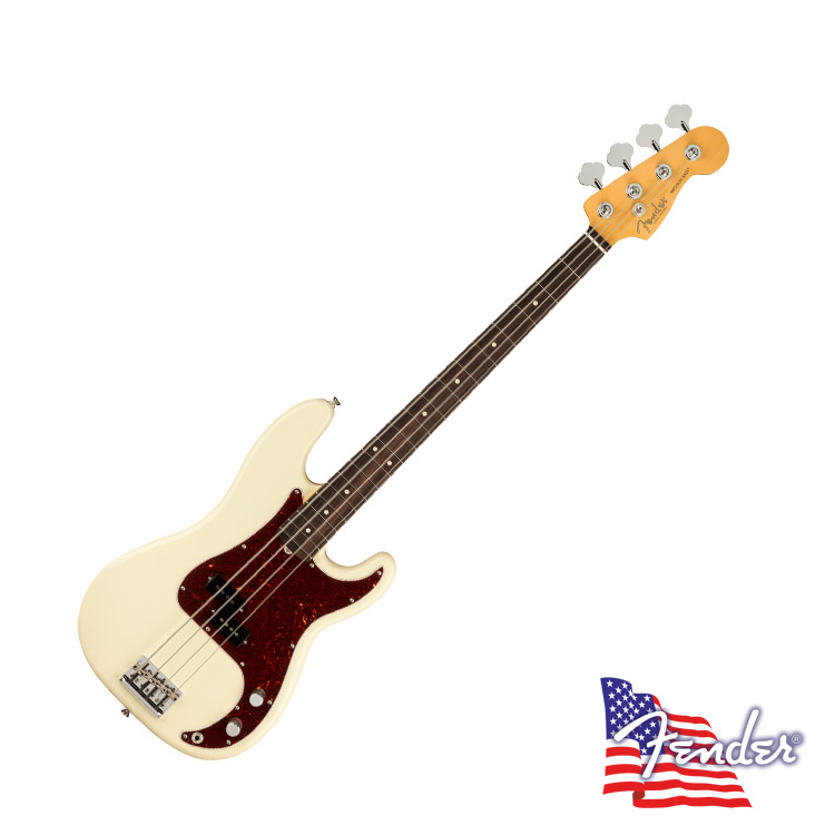 Fender USA Professional II P Bass Olympic White 電貝斯