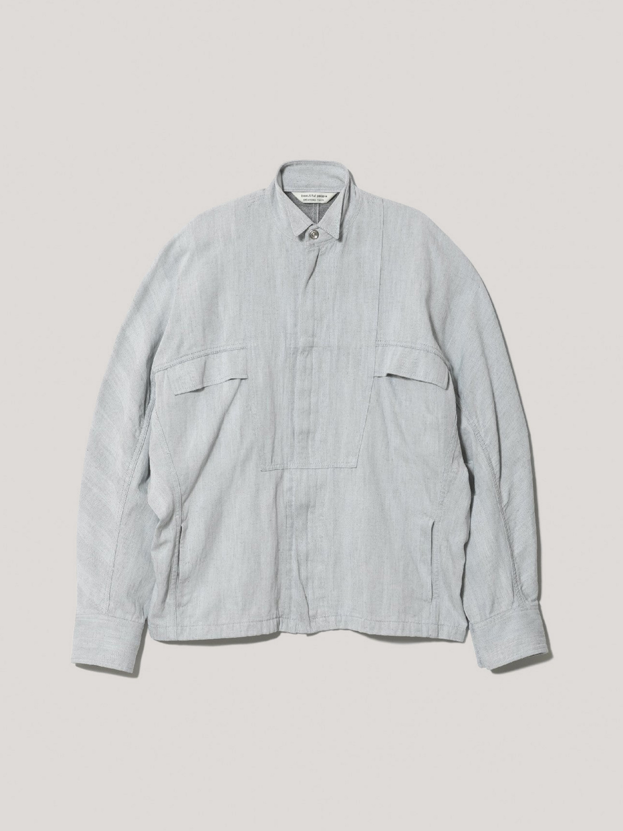 BEAUTIFUL PEOPLE SOLARO HERRINGBONE VOLUME SLEEVE BLOUSON 上衣