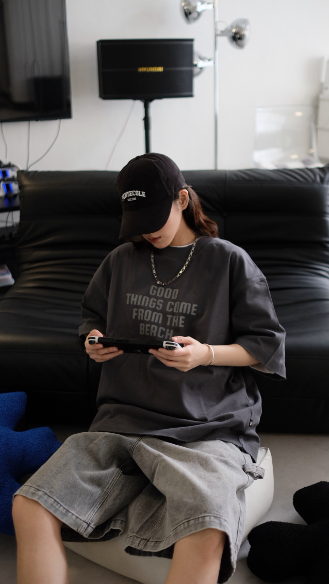 ST0031 後膊頭刺繡Tee