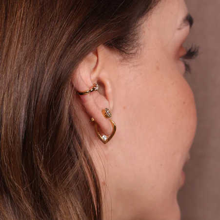 1WK0708-459 [WAEKURA] Earrings Audrey Gold #WAEBOU01925000P (A-LX-E)