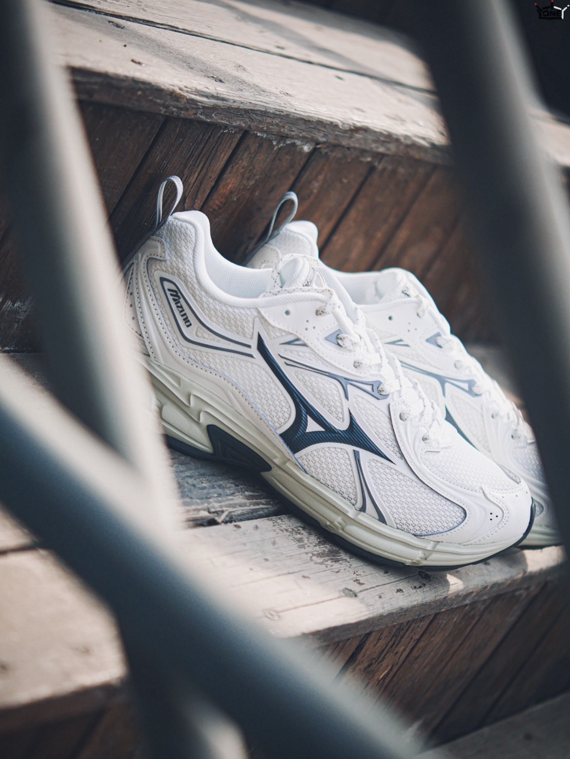 #預購 MIZUNO SPEED 10S 復古休閒跑鞋 D1GH240603 白灰