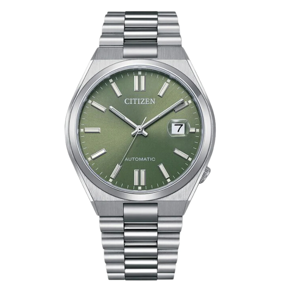 【Citizen 星辰】TSUYOSA系列 NJ0158-89Z 簡約 日期顯示 夜光 不鏽鋼 機械 手錶