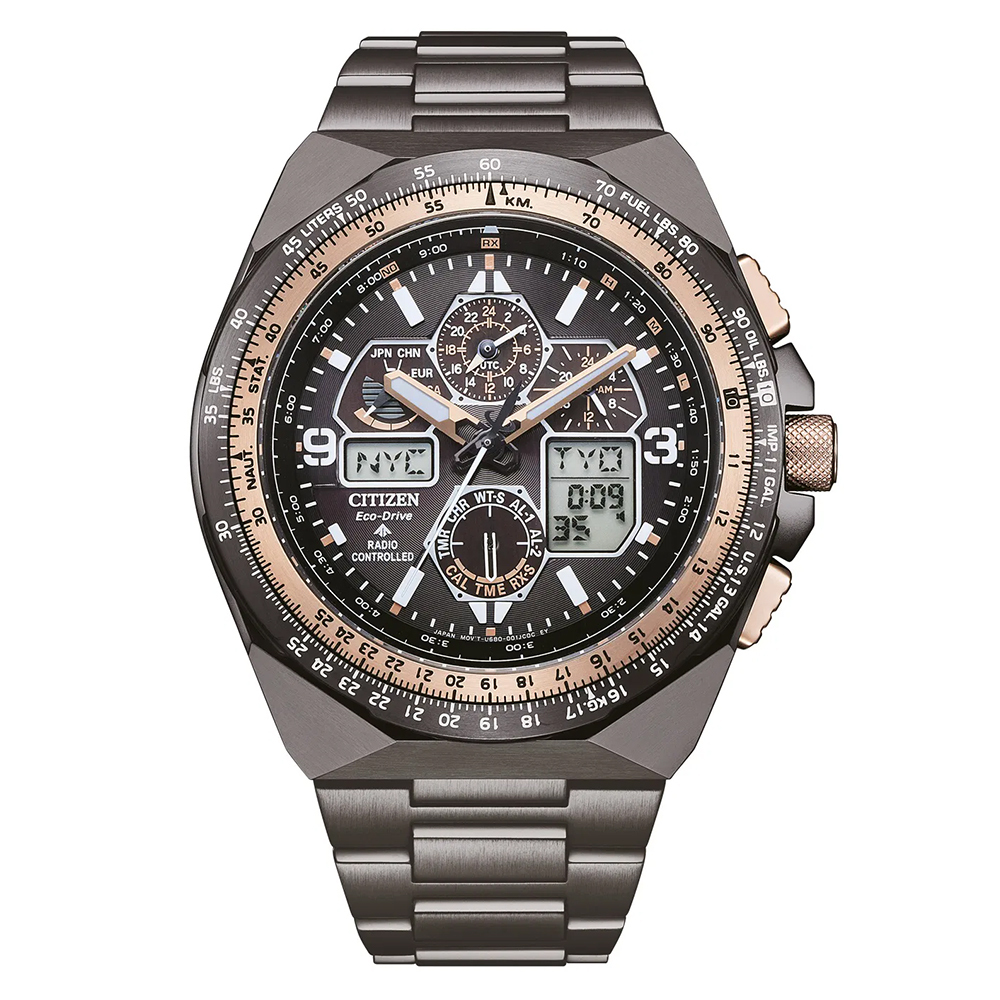 【Citizen 星辰】Promaster系列 JY8146-54E 萬年曆 計時 夜光 不鏽鋼 光動能 手錶