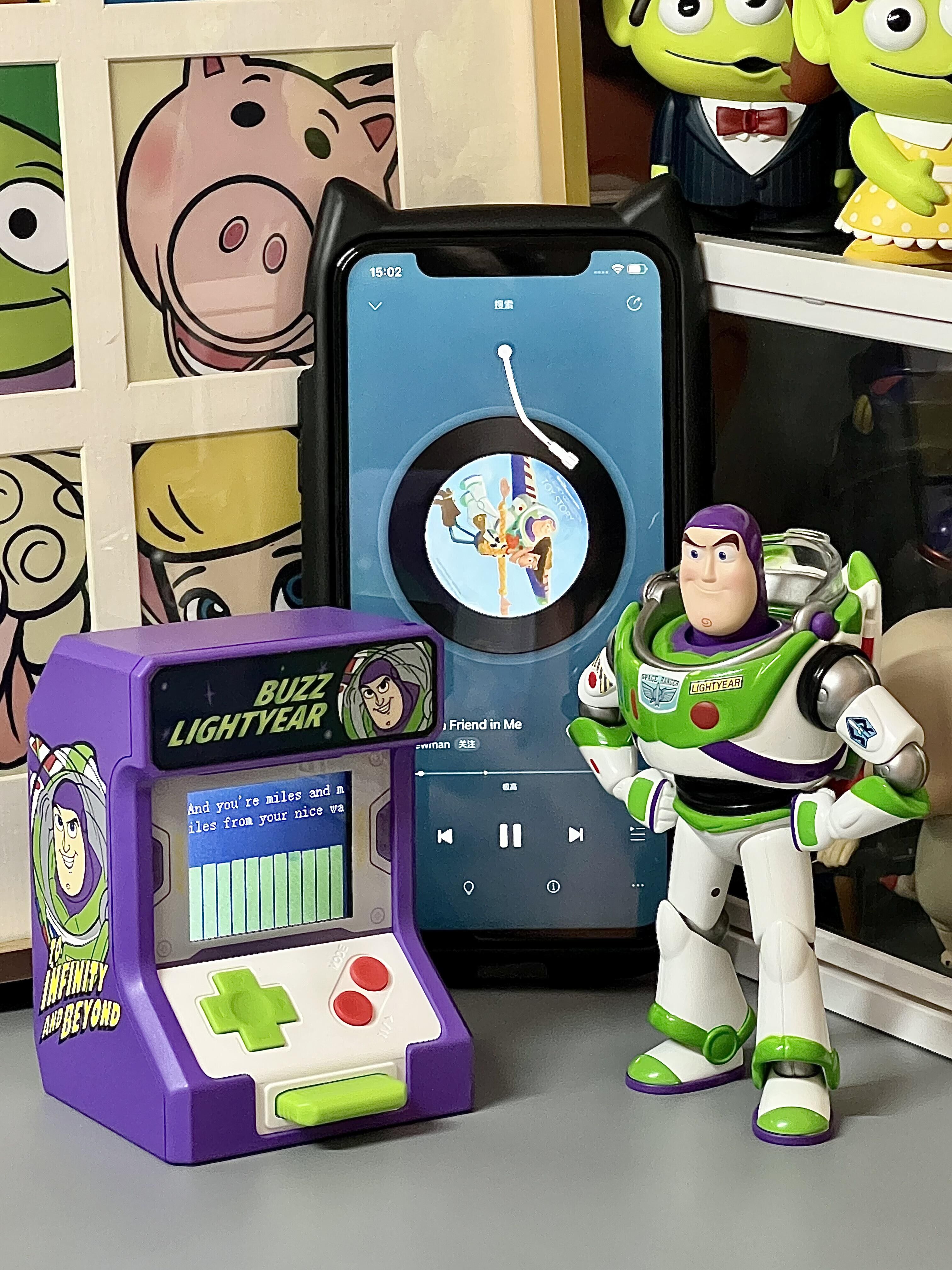 Disney 迪士尼 正版授權 玩具總動員 巴斯光年遊戲機音響 時鐘 擺設(任買兩件711免運)/預購