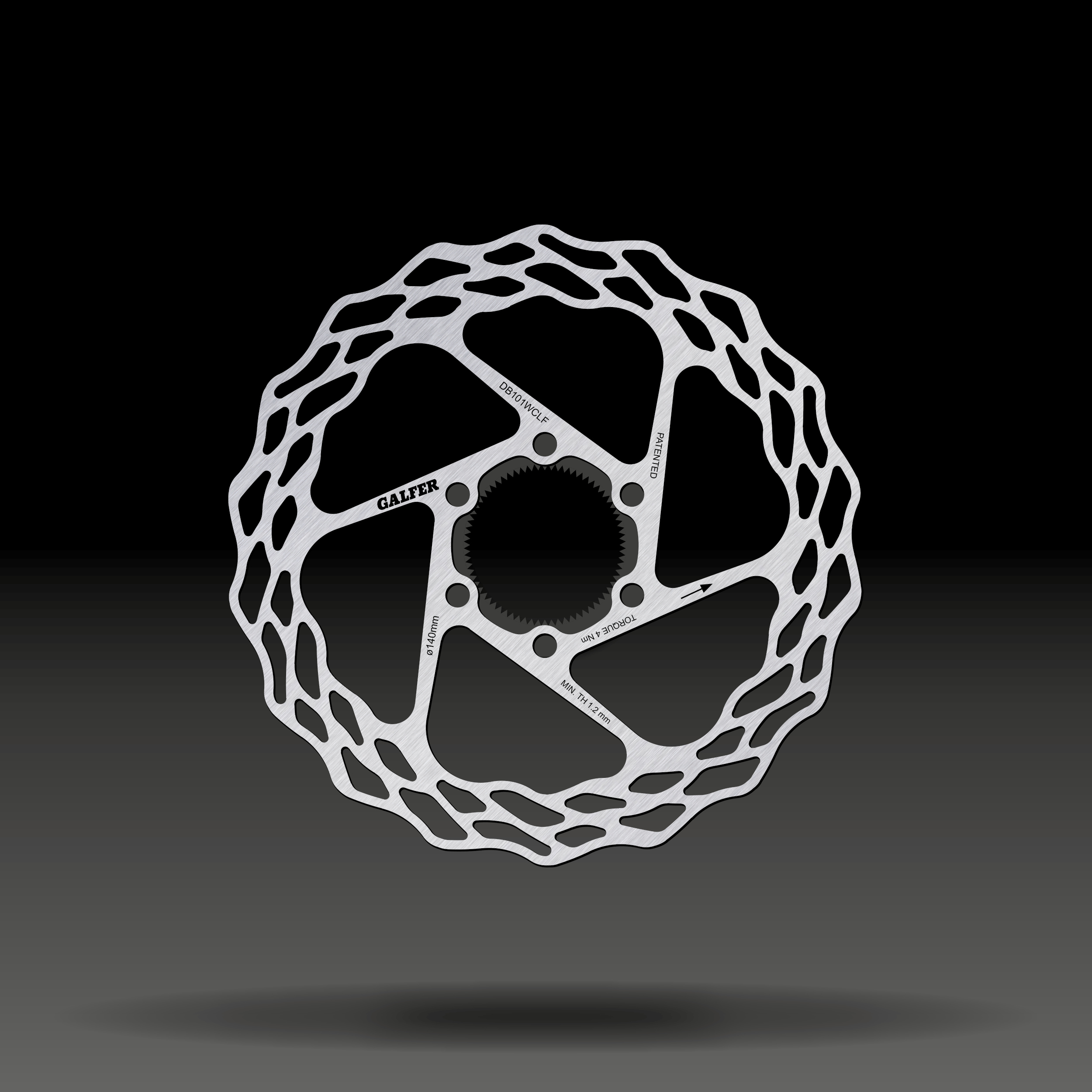 Galfer Fixed Disc Wave 公路剎車碟片 中鎖 (只供Fulcrum用)