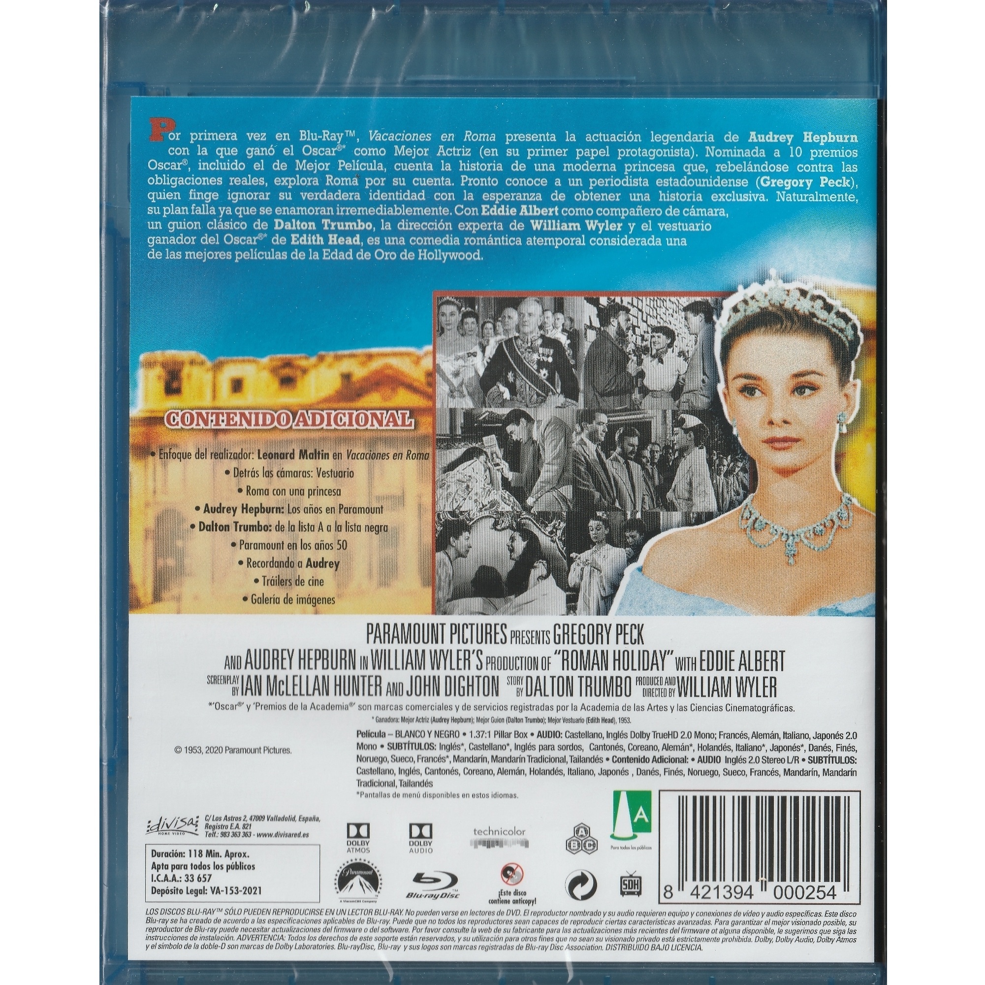 金枝玉葉 (1953) (Blu-ray) (西班牙版)