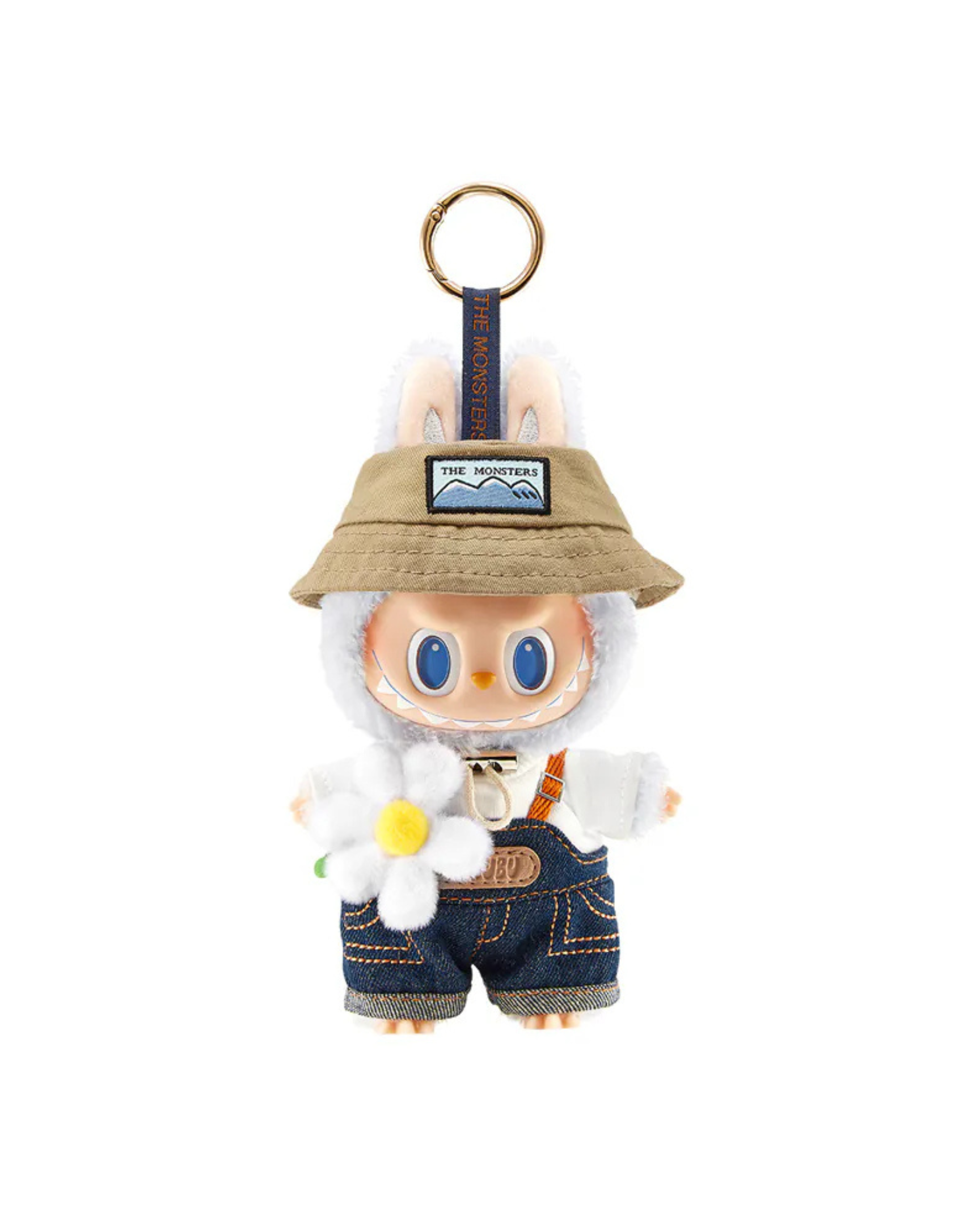 POP MART (17CM) THE MONSTERS LABUBU 拉布布 春天野在家系列 搪膠毛絨公仔掛件 POMT-11