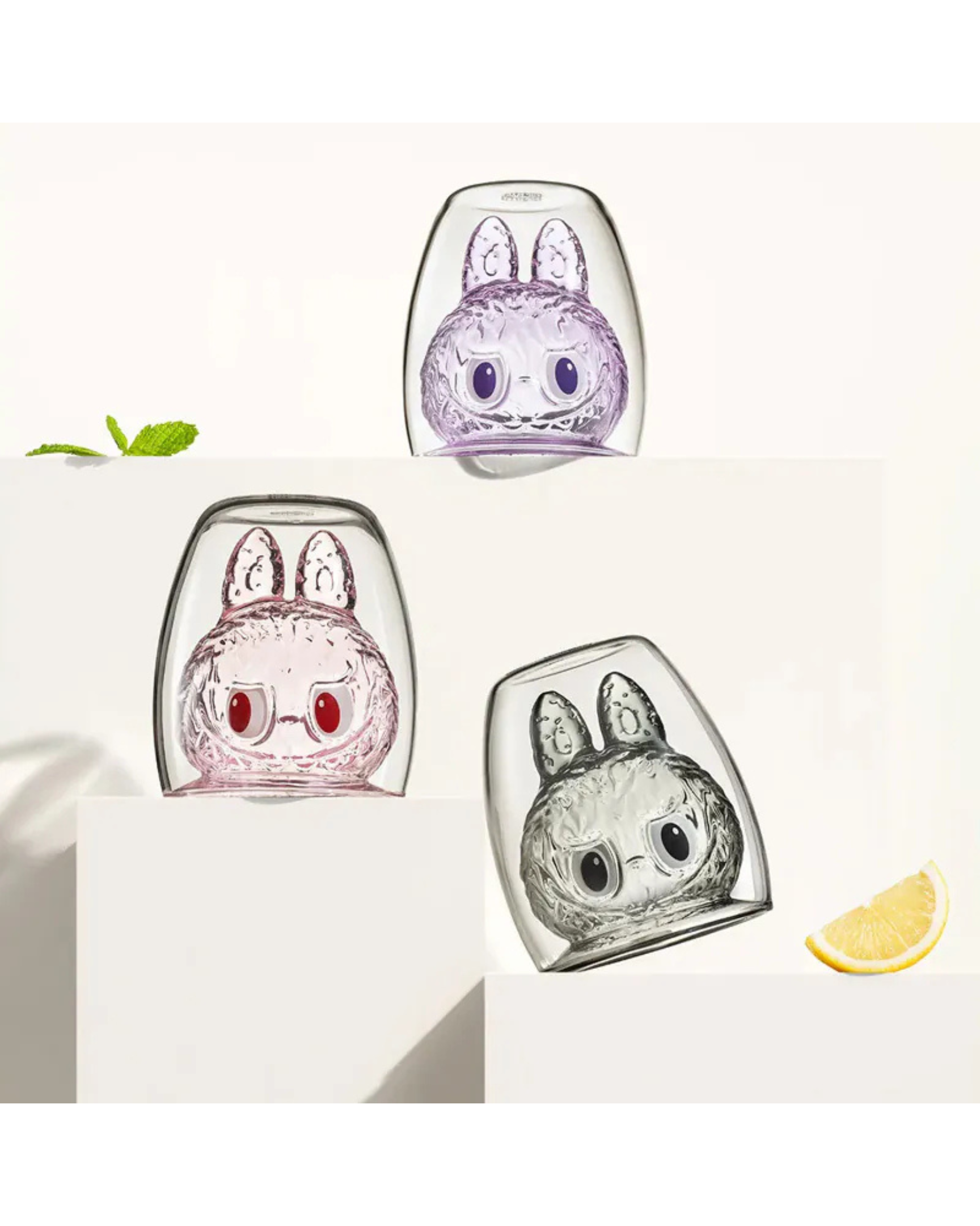 【盲盒】POP MART THE MONSTERS LABUBU 拉布布 泡泡瑪特 雙層玻璃杯 POMT-15