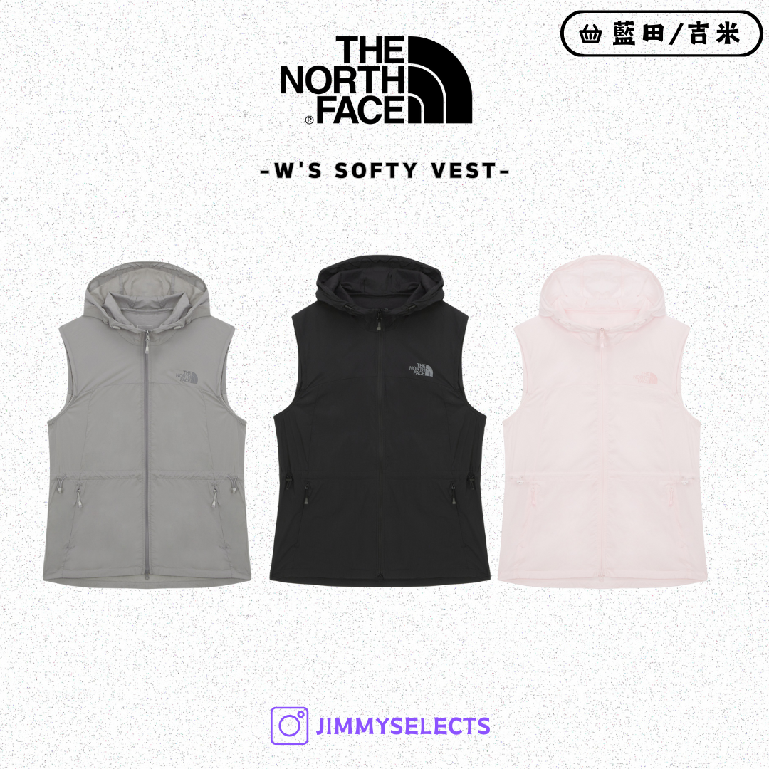 【代購】THE NORTH FACE 北臉 女 SOFTY VEST 連帽 背心 外套 NV5VR32