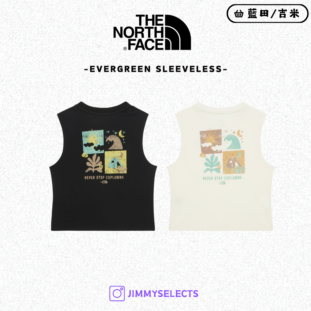 【代購】THE NORTH FACE 北臉 EVERGREEN 無袖 背心 NT7VR00