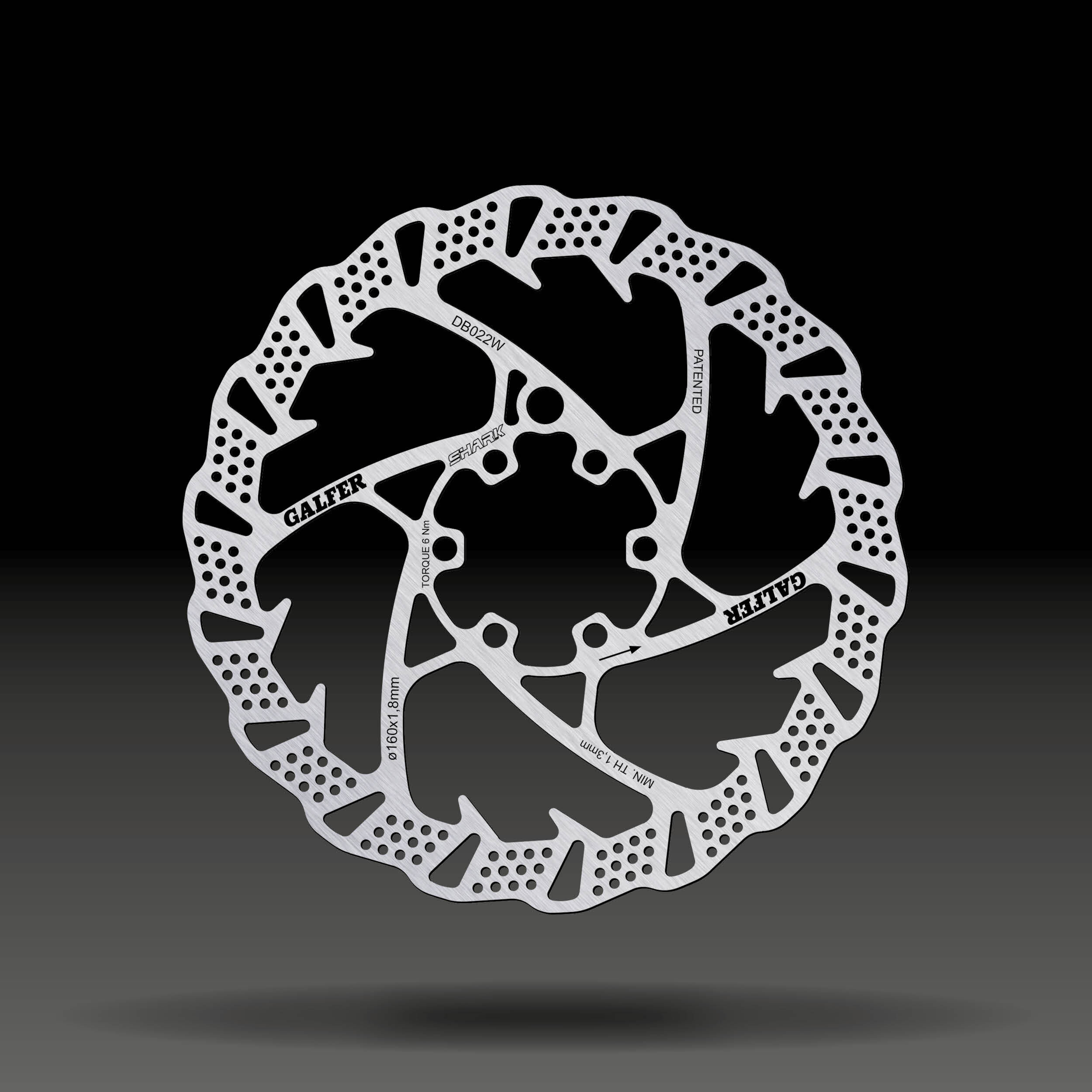 Galfer Fixed Disc Shark 山地/電動剎車碟片 六孔