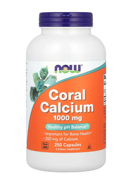 [預購] Now 珊瑚鈣 1000毫克 250粒素食膠囊 Coral Calcium