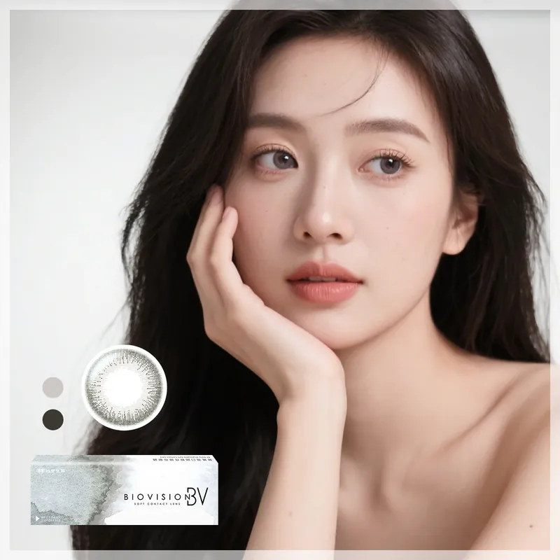 台塑生醫BioVision 彩色日拋_冰雪霧灰Misty Gray_10片裝