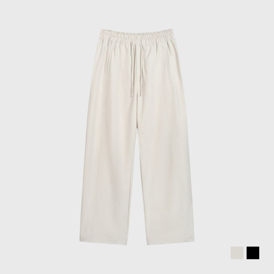 鬆弛感直筒休閒褲