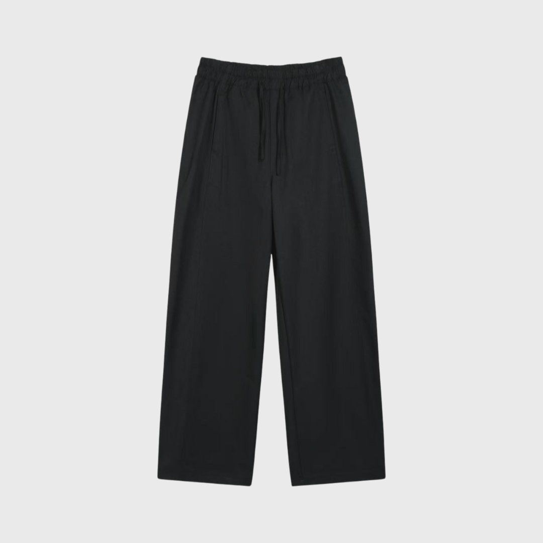 鬆弛感直筒休閒褲