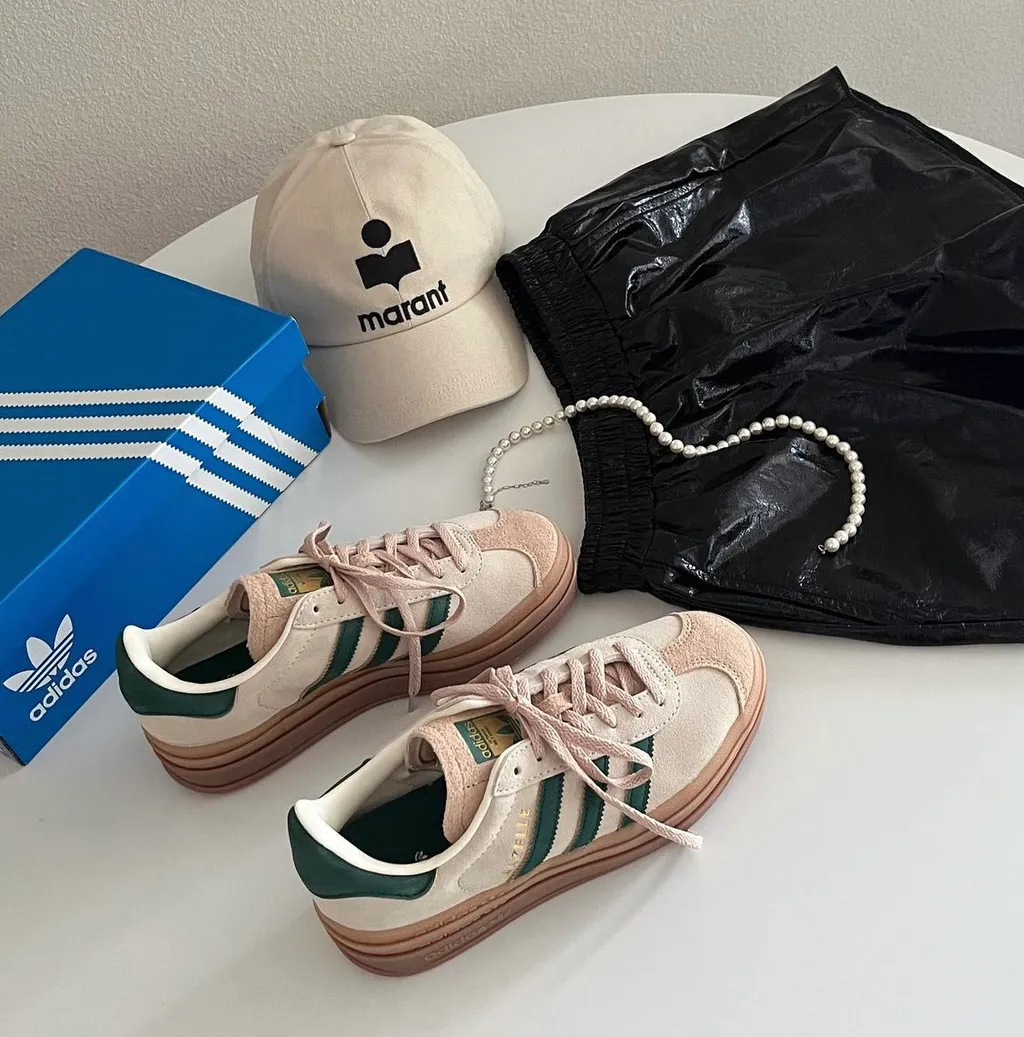 ADIDAS GAZELLE BOLD 卡其綠 厚底 麂皮 [限時勁減!!]