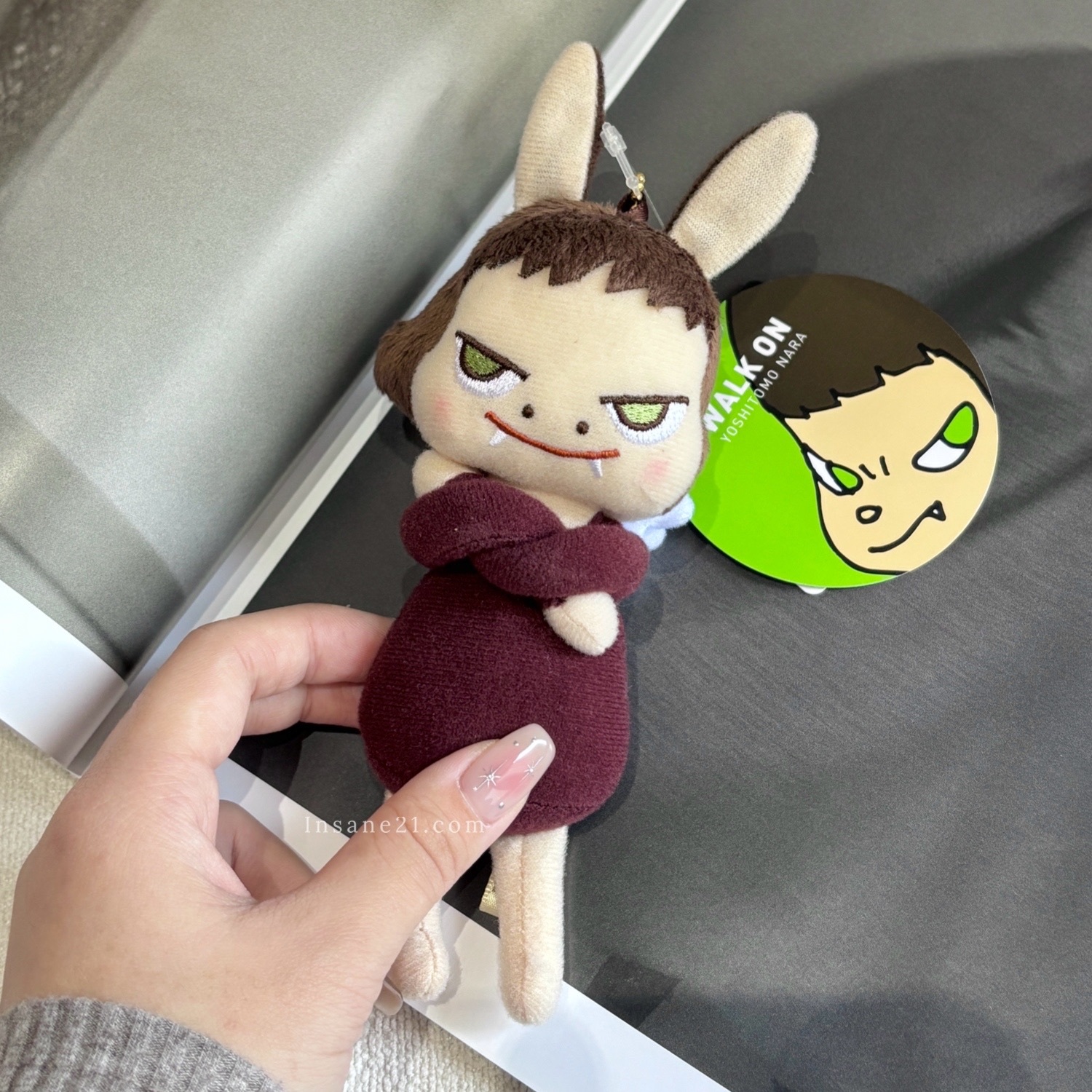 YOSHITOMO NARA 奈良美智 天使與惡魔 吊飾 絨毛玩具 日本代購 藝術家 周邊/現貨