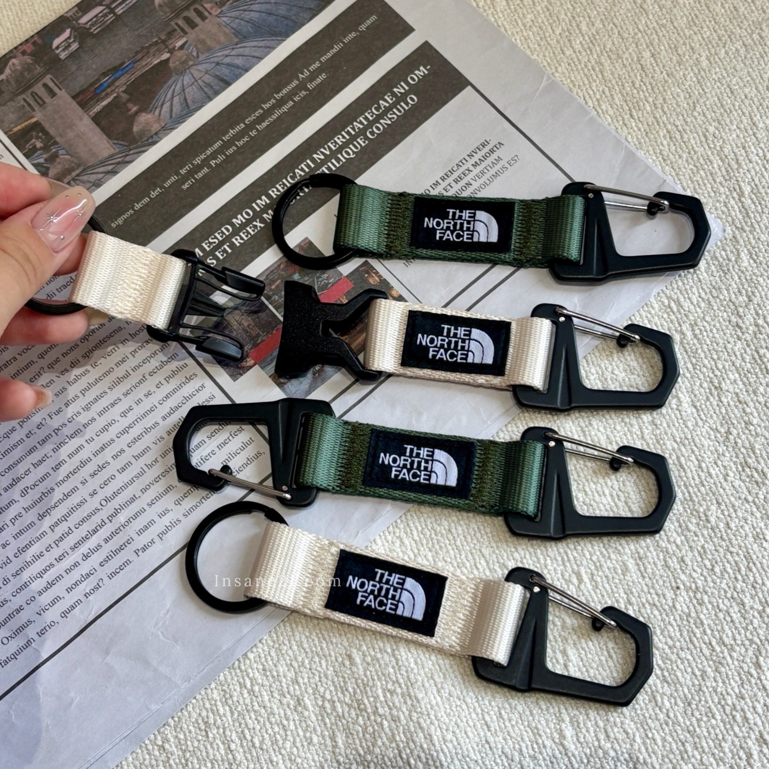 THE NORTH FACE 登山扣 吊飾 鑰匙圈 北臉