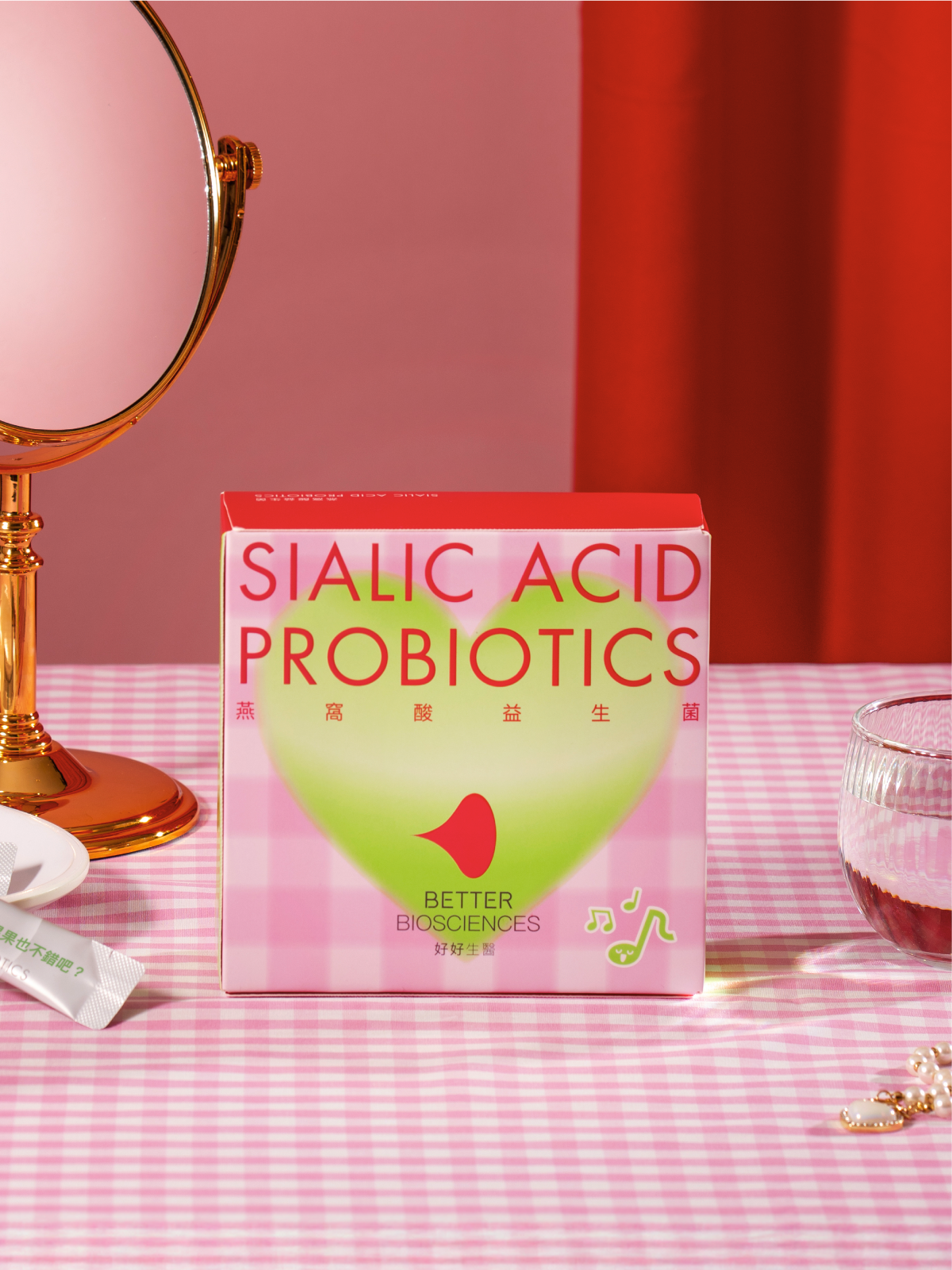 【完售】STAY JOYFUL禮盒一盒 燕窩酸益生菌＿音符版 3入 (共90包) 【JOYCOSMOS專區】