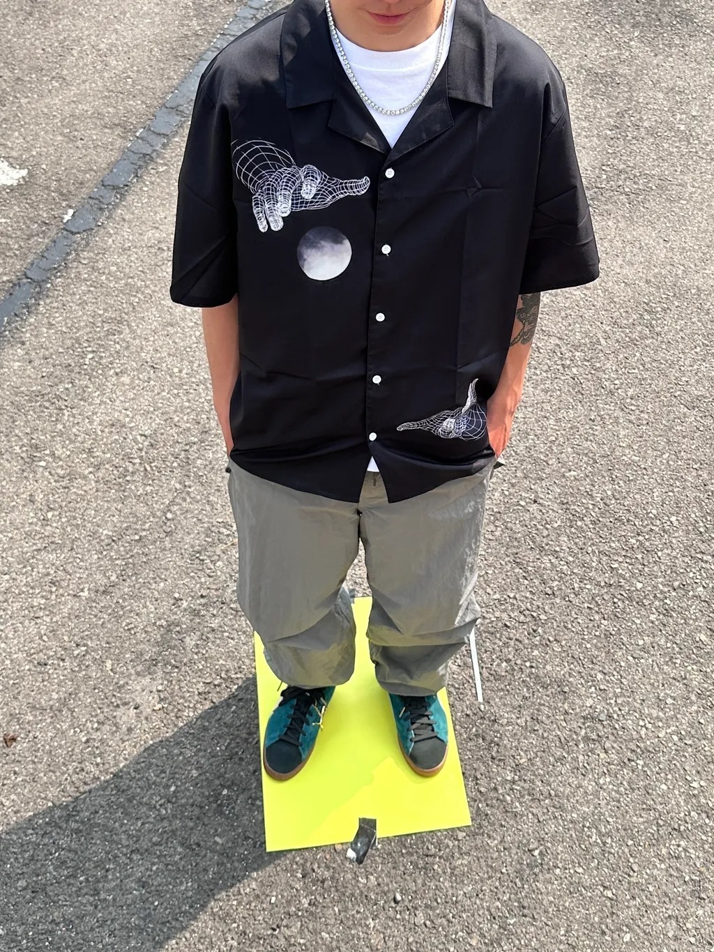 PINHENG 空生有 hold play 古巴領襯衫