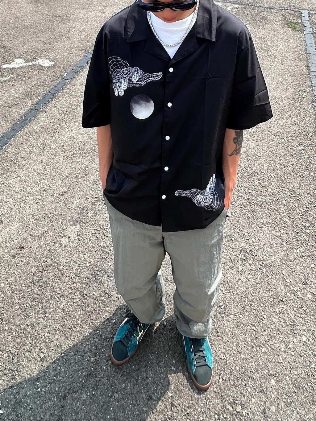 PINHENG 空生有 hold play 古巴領襯衫