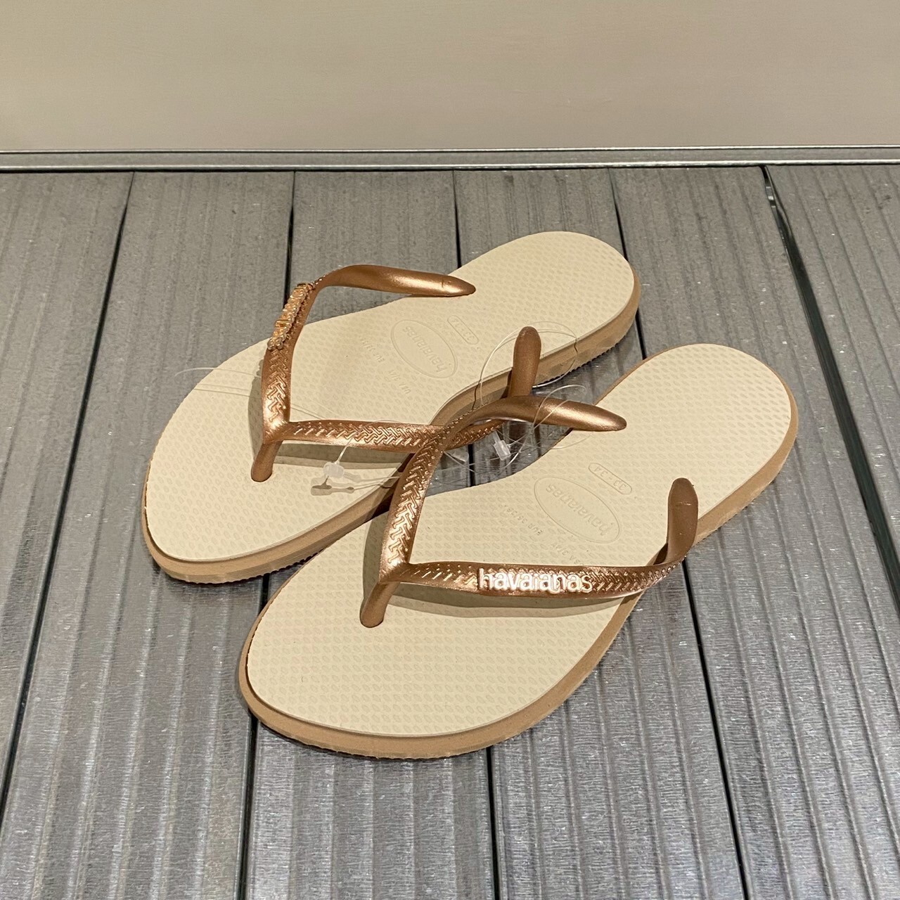 Havaianas哈瓦仕 拖鞋 女鞋 細點人字拖 4149584-6842W