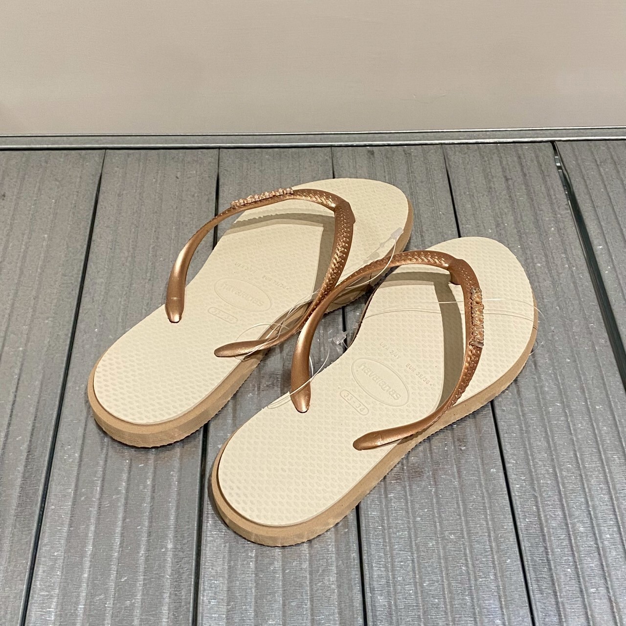Havaianas哈瓦仕 拖鞋 女鞋 細點人字拖 4149584-6842W
