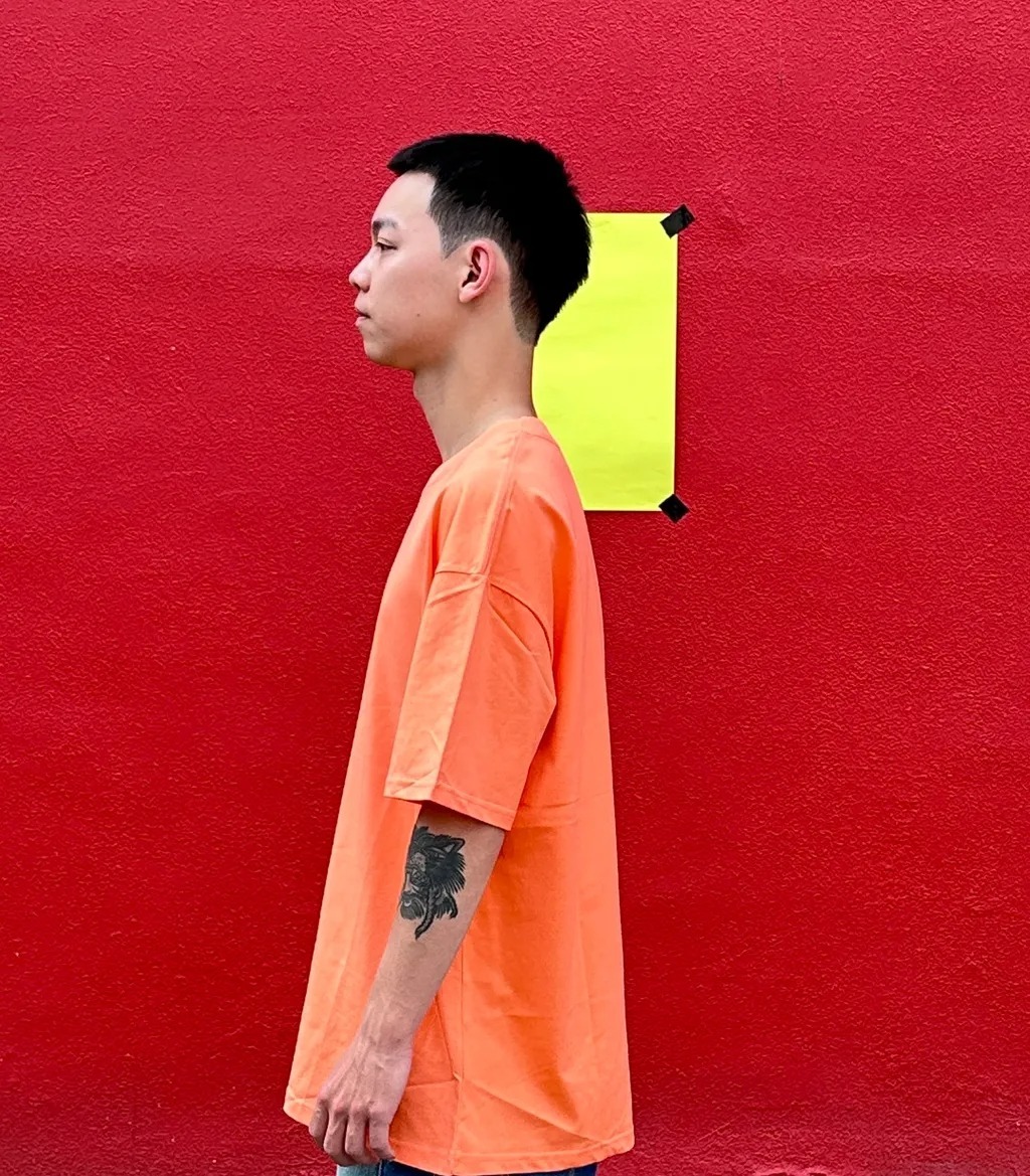 PINHENG 空生有精梳棉T(橘）