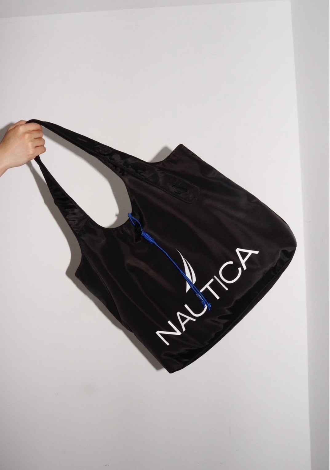 NAUTICA 日系大容量尼龍托特包-黑色