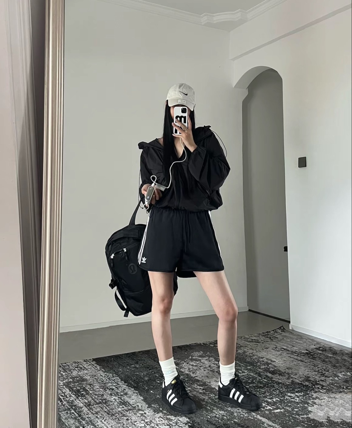 lululemon Crew 22L 雙肩包（黑色）