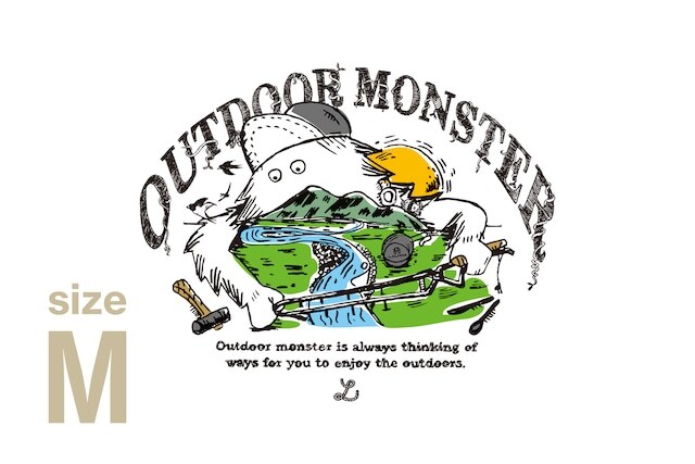 LALPHA x Outdoor Monster 轉印貼紙 (彩色M)