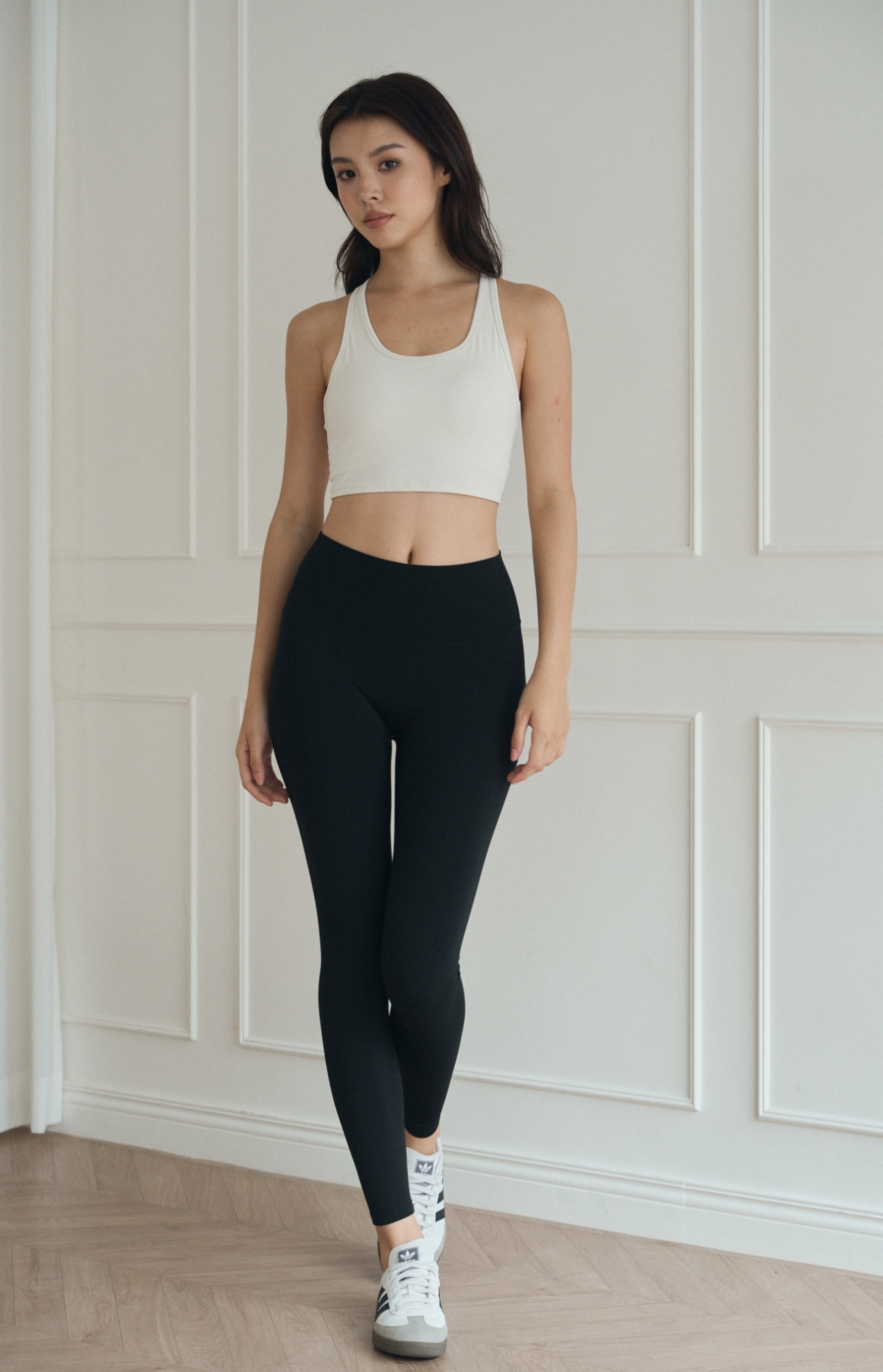 365超親膚瑜珈長褲-黑色