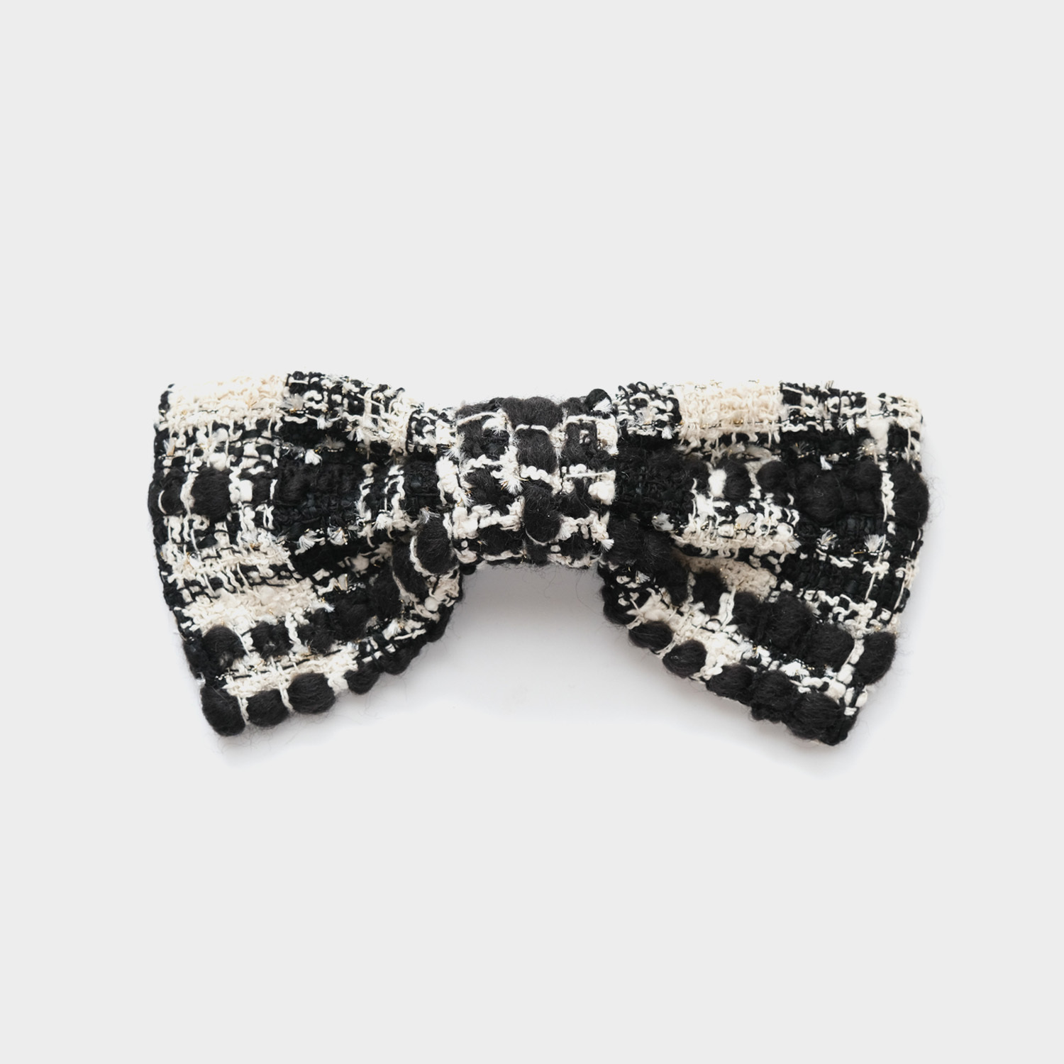 Hair Bow - Black & White