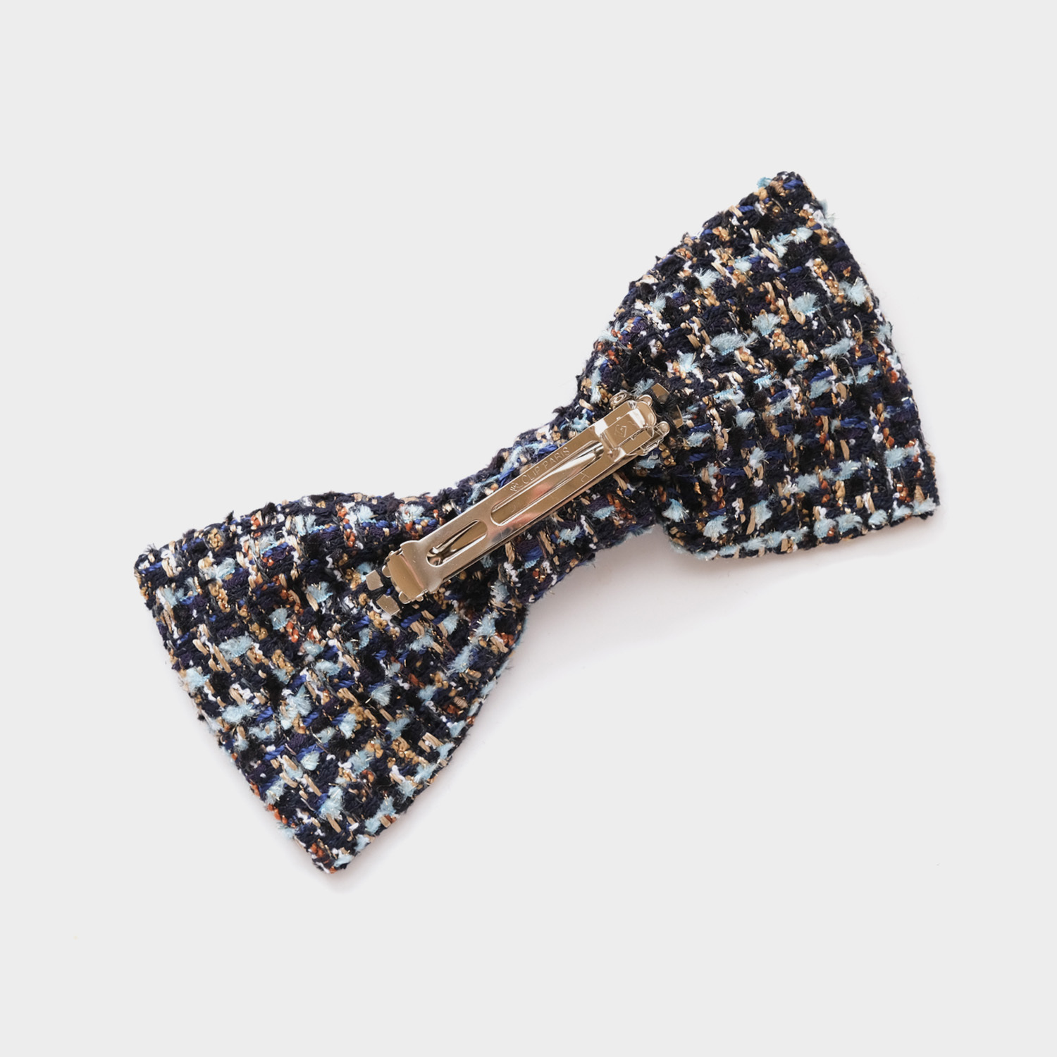 Hair Bow - Blue & Navy