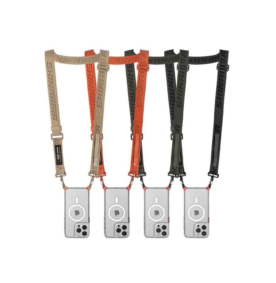 SKINARMA Scout XE 雙釦可調節手機通用掛繩（附夾片）