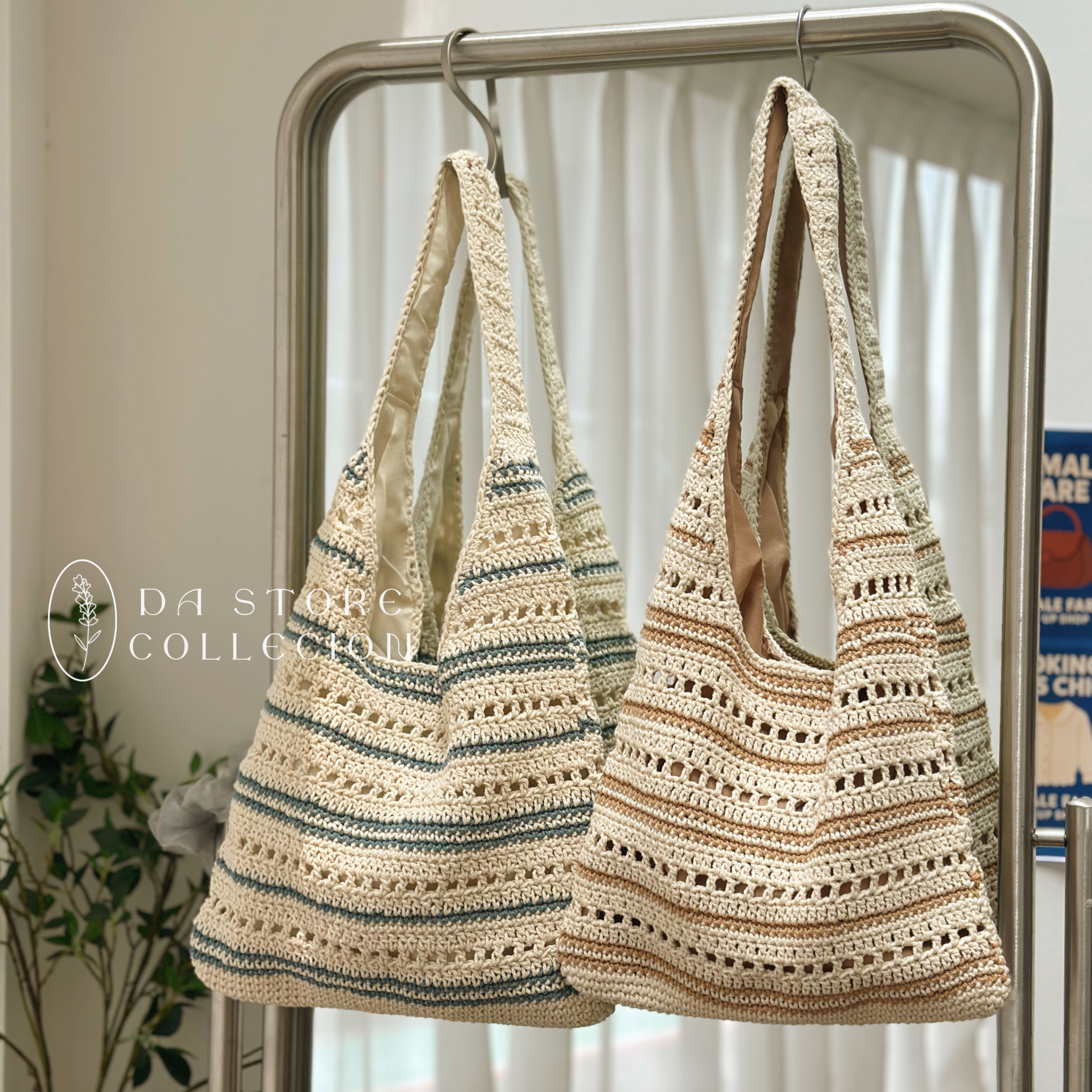 波希米亞風針織包/二色/